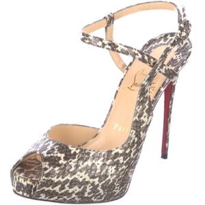 Christian Louboutin Jenlove Alta 120 heels RETAIL 1,045